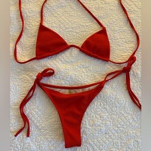 Red Bikini Set